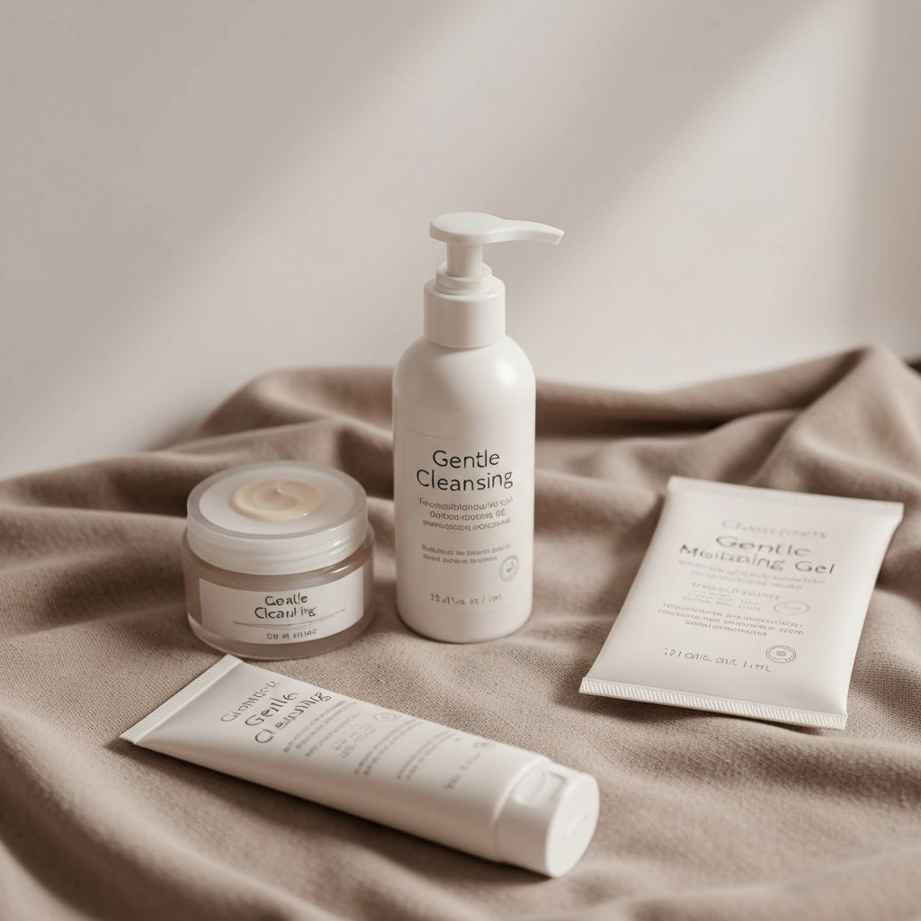 Sanfte Hautpflegeprodukte